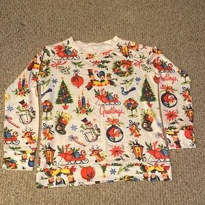 Vintage Holiday Greetings Sweatshirt